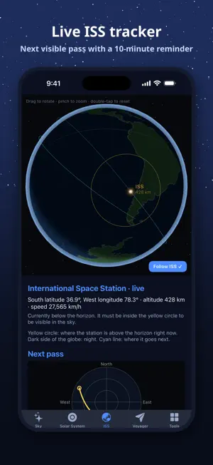 Star Map Night Sky - SpaceUtil screenshot 3