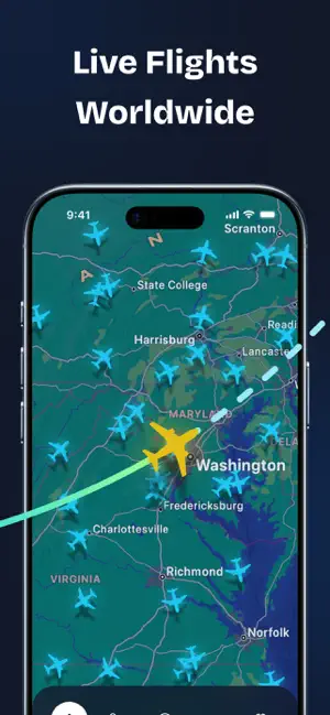 Sky Radar: Live Flights screenshot 1