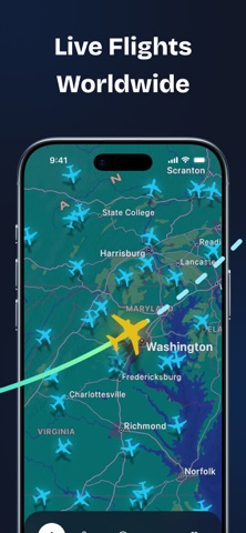 Sky Radar: Live Flights Screenshot 1 of 6
