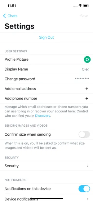 Encryptalk screenshot 4