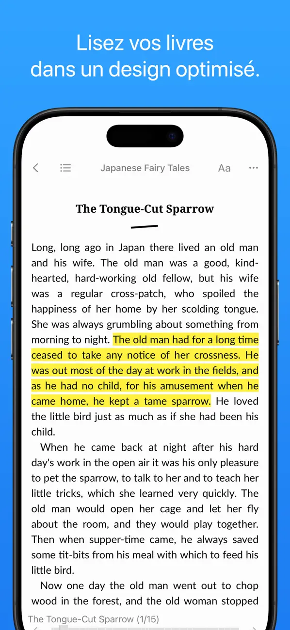 Screenshot #3 pour Yomu Lecteur eBook
