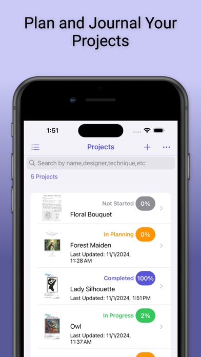 Drillalog: Diamond Painting iPhone screenshot 2 - Lifestyle app