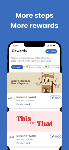 Dynamo: Rewards For Steps iPhone screenshot
