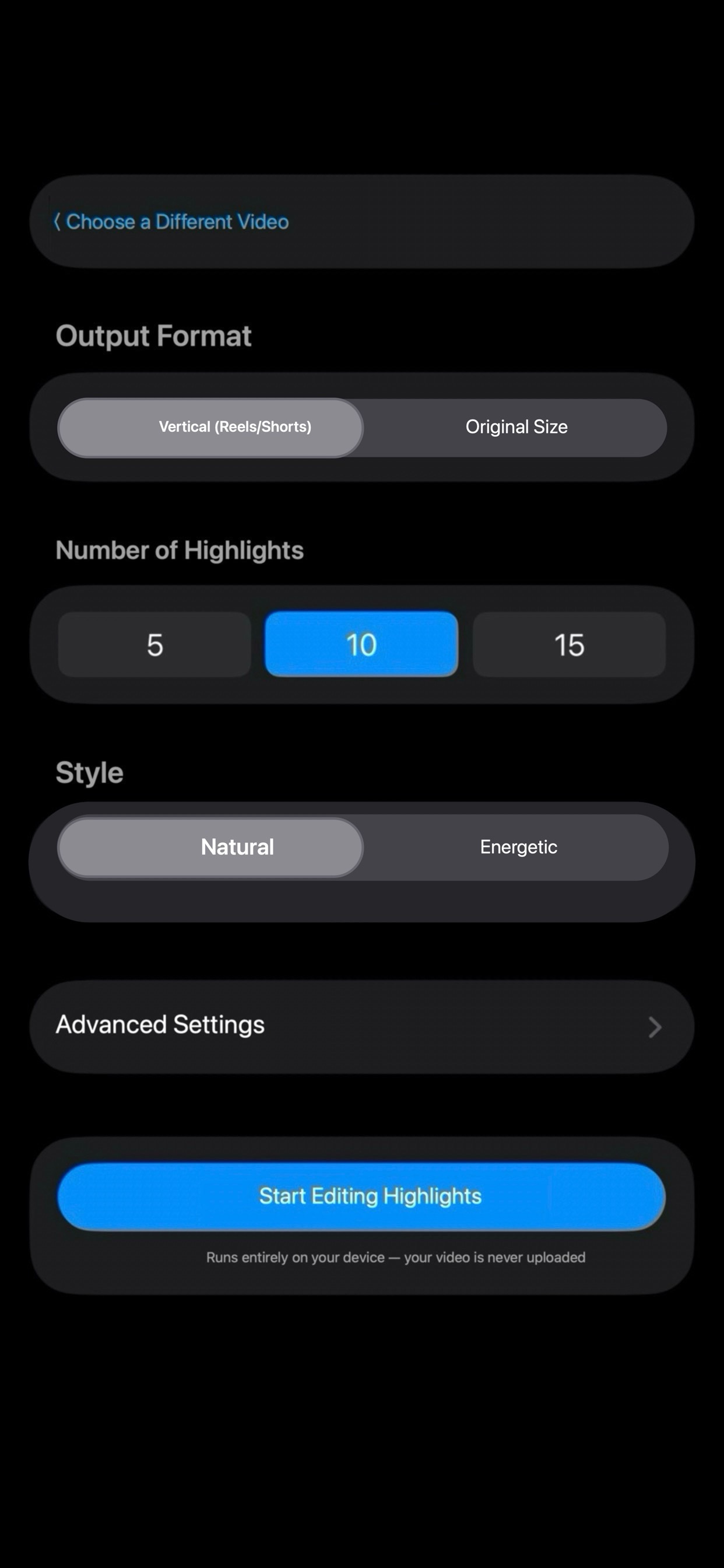 Screenshot 3 of Momentra: Action Camera Editor
