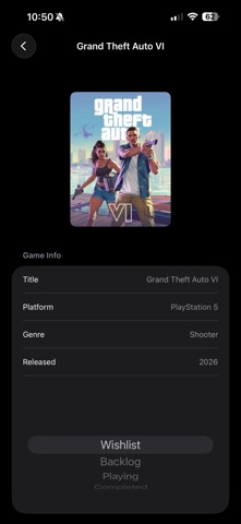 My Games Collection screenshot