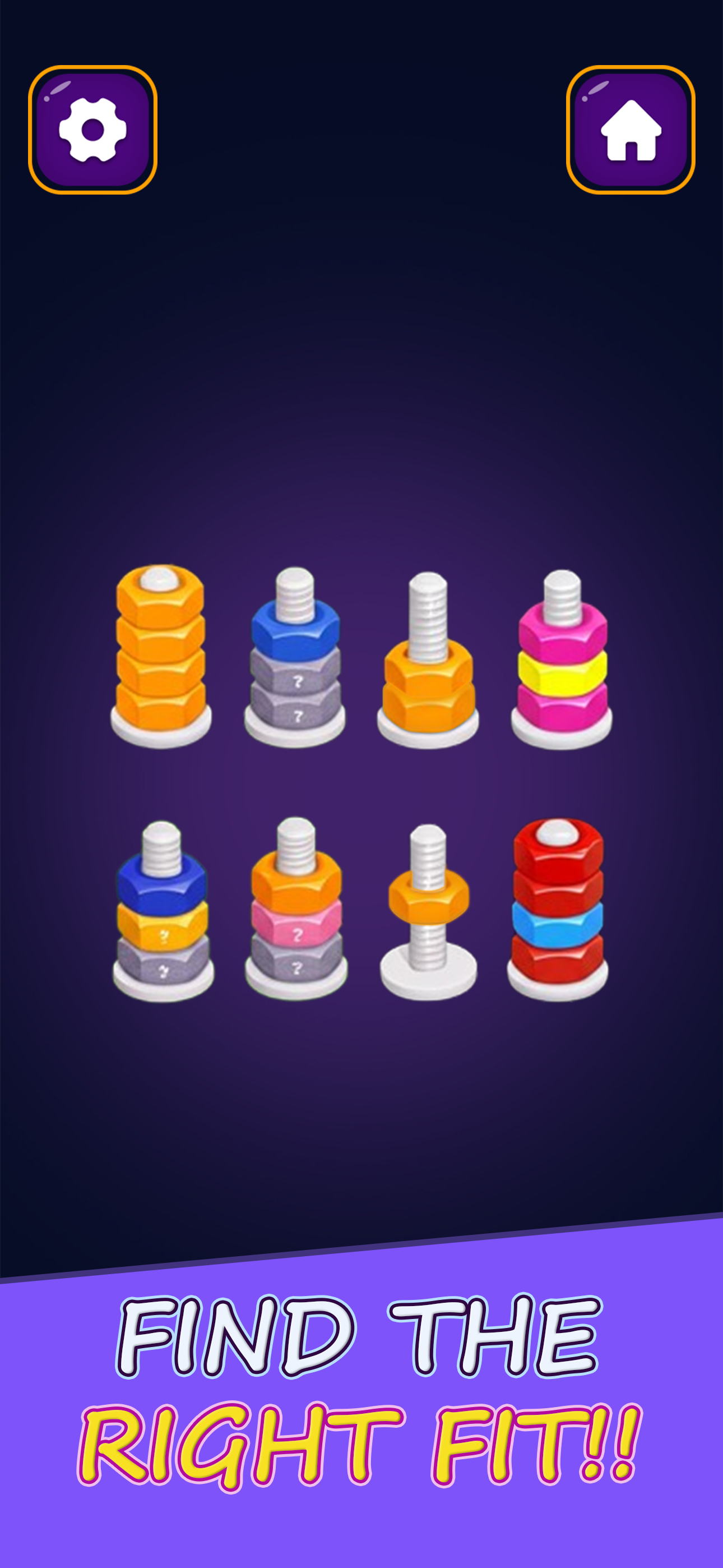 Nuts & Bolts: Color Puzzle 3d screenshot 2
