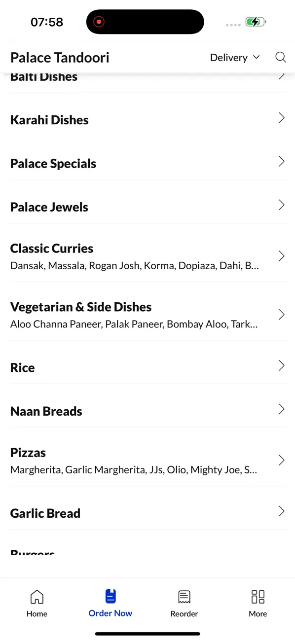 Screenshot #3 pour Palace Tandoori Denby Dale