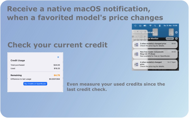 OpenRouter Price Monitor iPhone screenshot