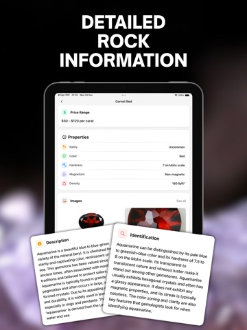 Rock Identifier - Gemstone ID iPad screenshot
