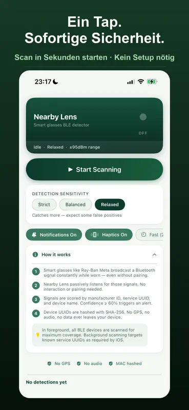 Nearby Lens: Brillen-Scanner screenshot 7 of 7