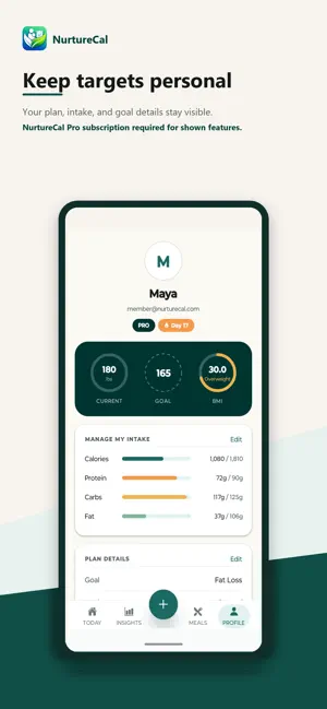 NurtureCal Food Tracker screenshot 4