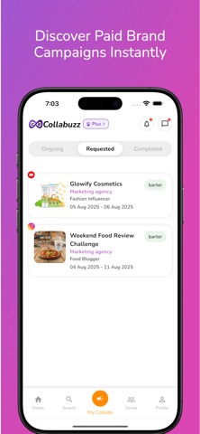 Collabuzz - Influencer app Screenshot 4 of 4