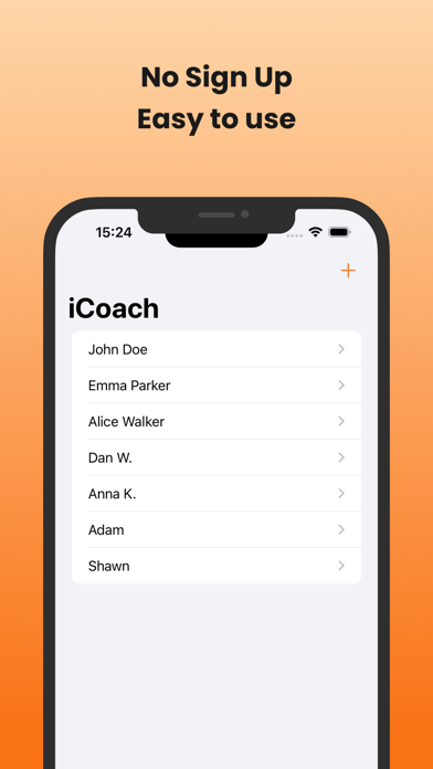 The Coach: gym workout log Screenshot