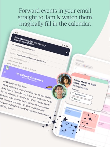 Jam Family Calendar iPad screenshot