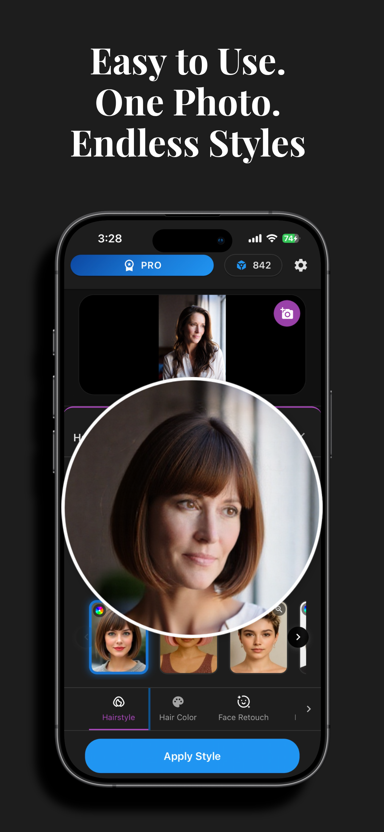 HairLook: AI Hairstyle Try On screenshot 6