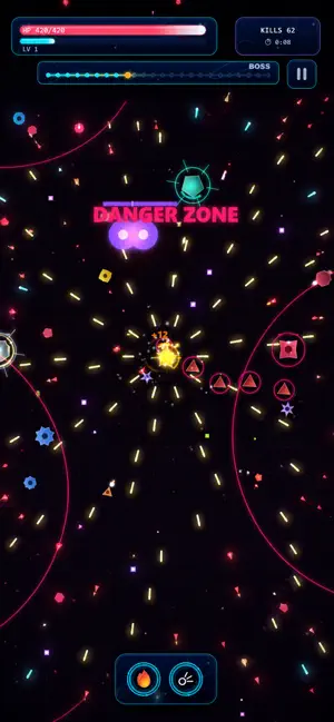 Neon Swarm Evolution screenshot 3