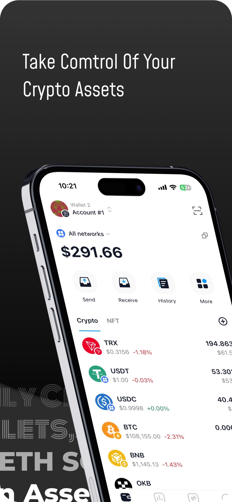 Digital Shield: Crypto Wallet iphone screenshot 1