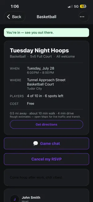 PikUp Sports screenshot 4