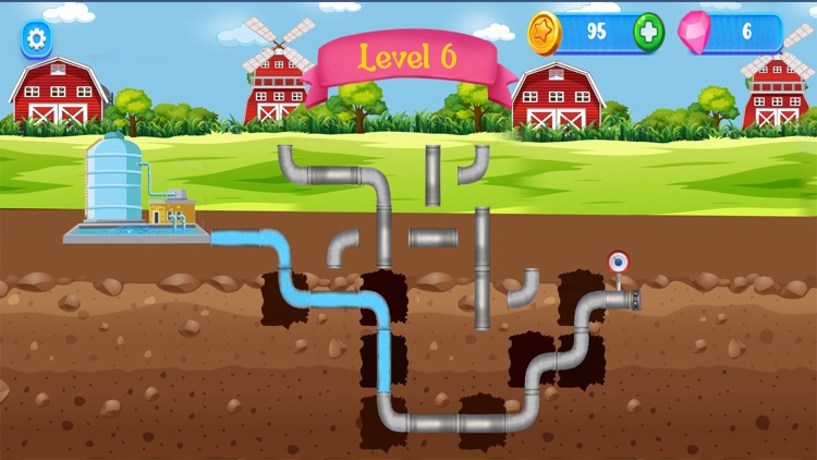 Connect Pipe Water Puzzle