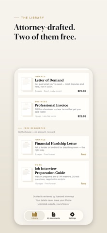 App screenshot