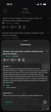 HackStream - HackerNews Feed screenshot 2