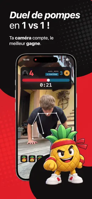 WinPushUp - Pompes en duel screenshot 1