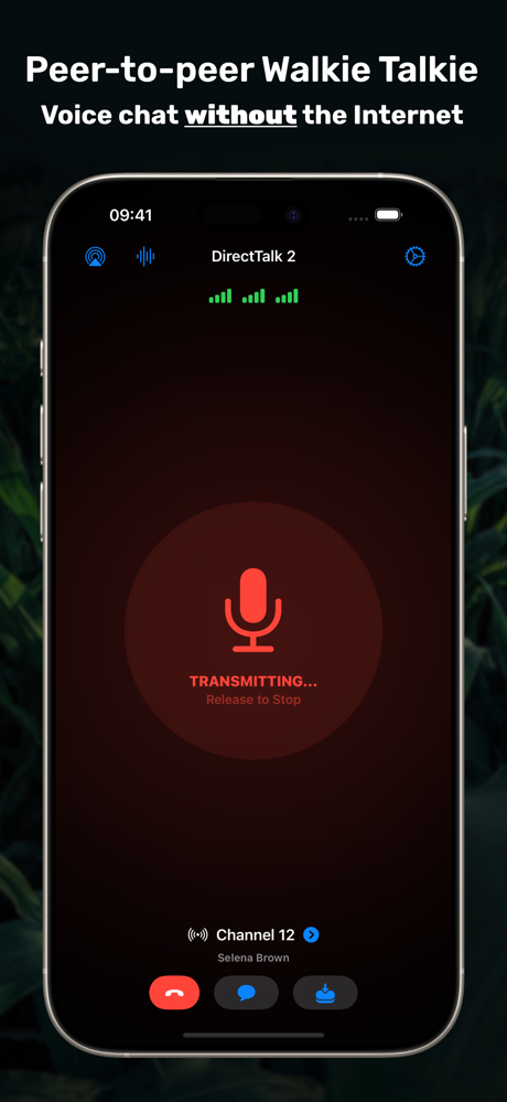 DirectTalk (Walkie Talkie P2P) screenshot 1