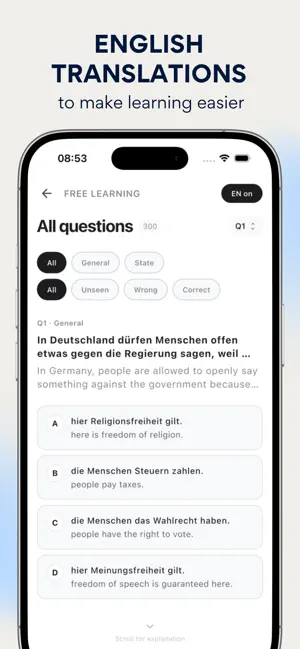 Einbürgerungstest Preparation screenshot 3