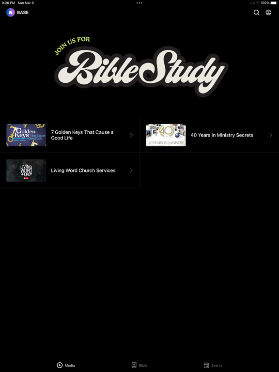 BASE by Mark T. Barclay iPad screenshot 1 - Education app