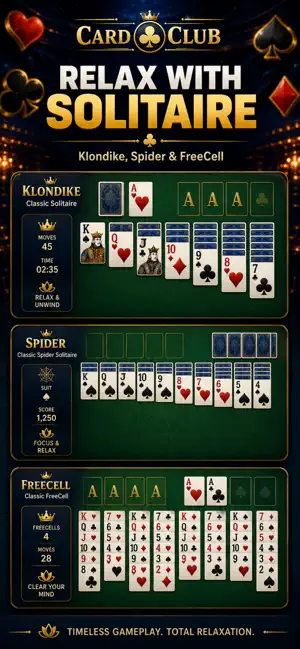 Card Club: Solitaire Poker screenshot 2