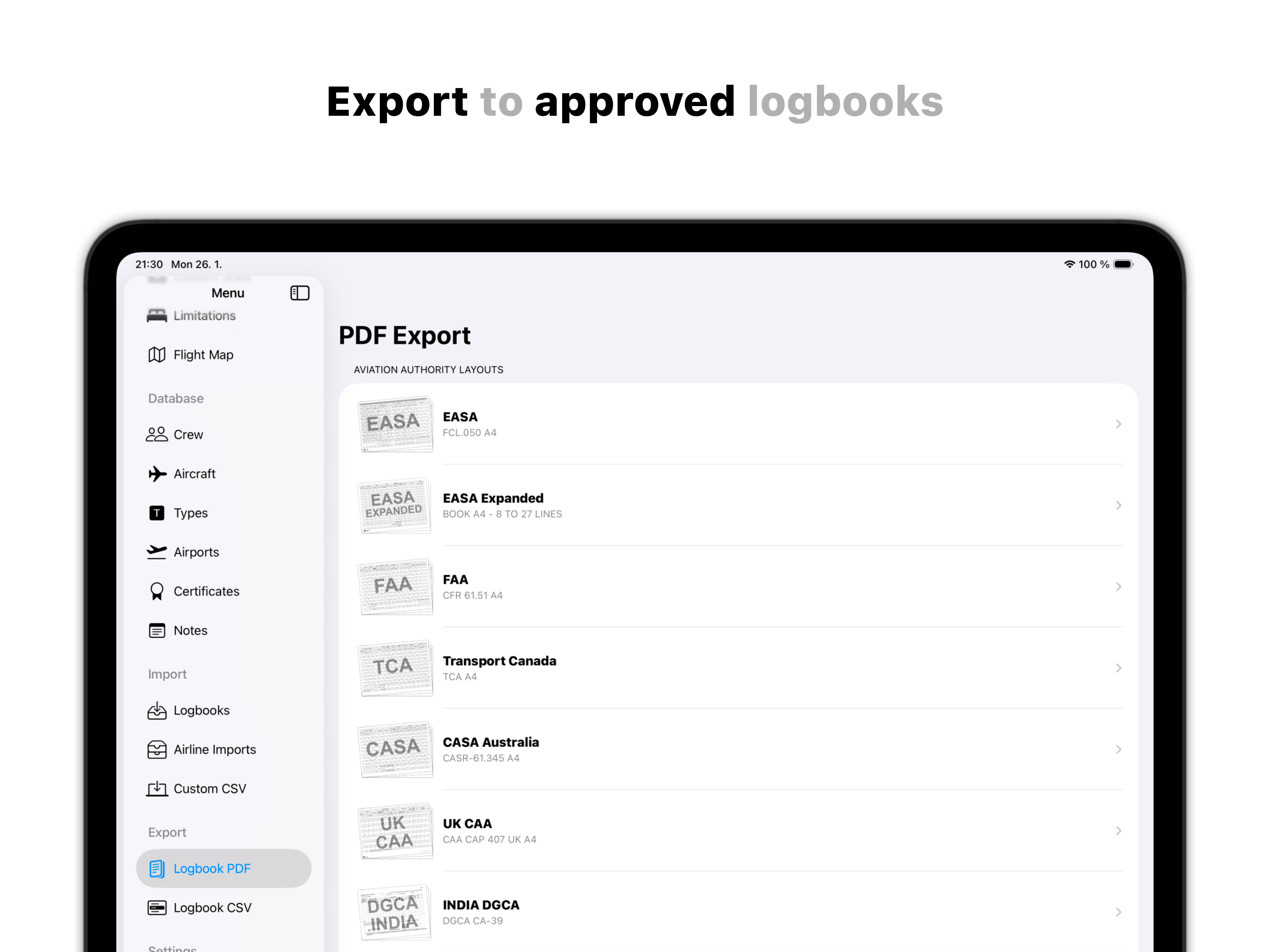 Pilot Logbook - Logger screenshot 19