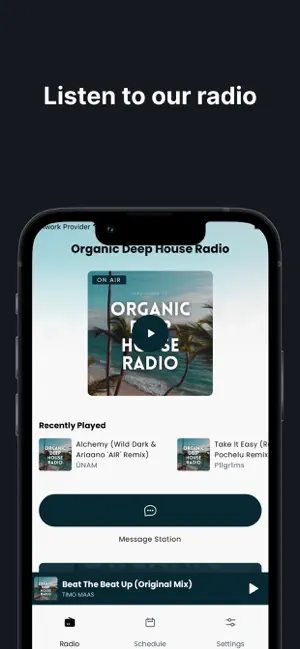 Organic Deep House Radio screenshot 1