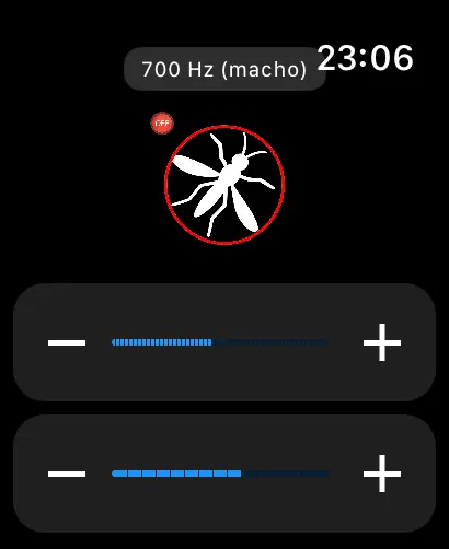 Captura de pantalla de Repelente De Mosquitos Watch en iPhone 6