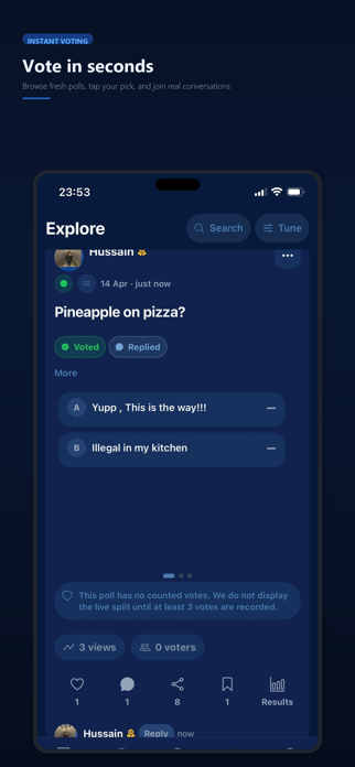 Pluria: Global Polls Screenshot 5 of 10