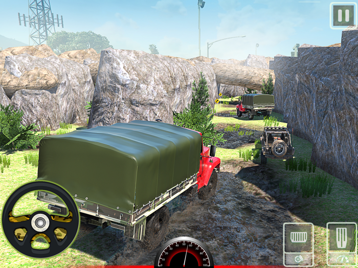 Heavy Duty Army Truck Games 3D