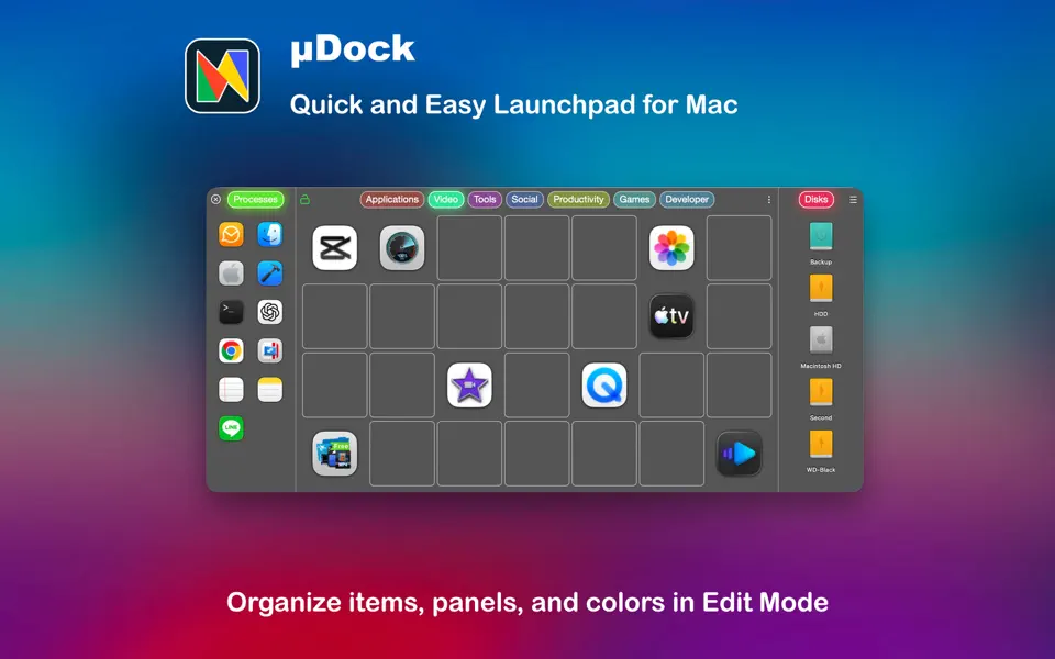 Screenshot 2 of uDock 5.1
