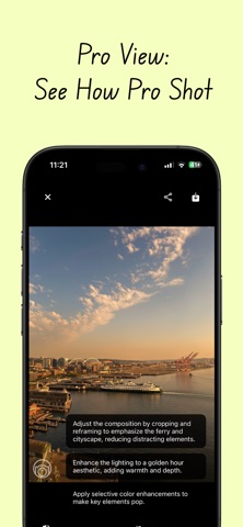 FooCam - AI Photo Coach iPhone screenshot