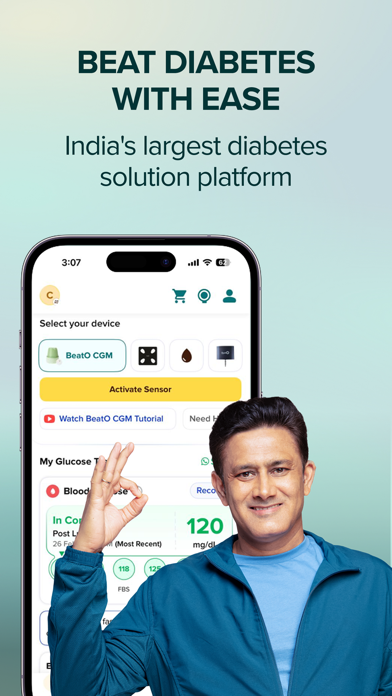 Screenshot #1 pour BeatO Diabetes Management