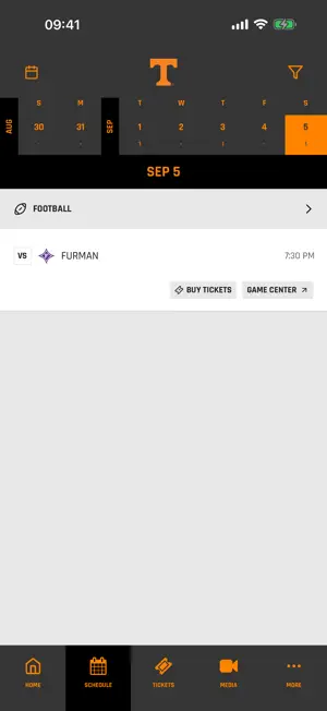Tennessee Athletics screenshot 2