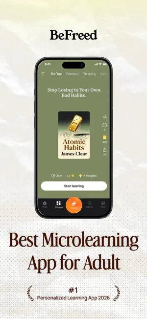 BeFreed: Get Smarter Daily! screenshot 1