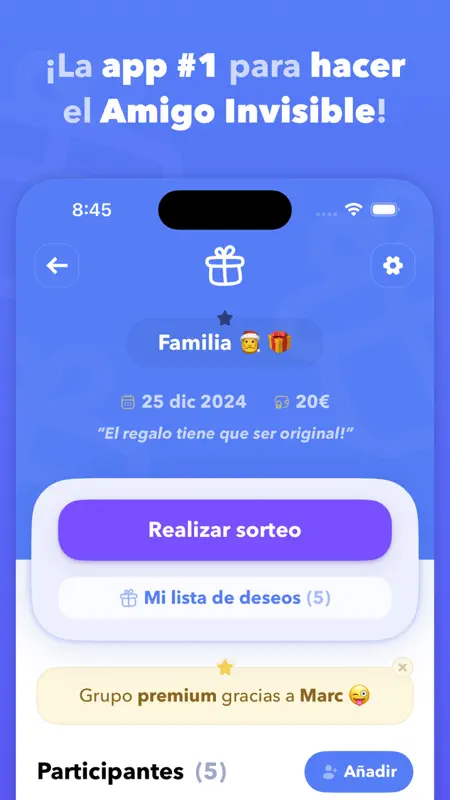 Amigo Invisible 22: ¡Sortéalo! screenshot 1 of 7