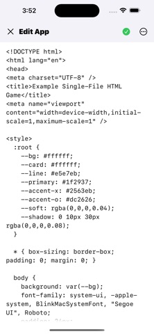 HTML Launch iPhone screenshot 3