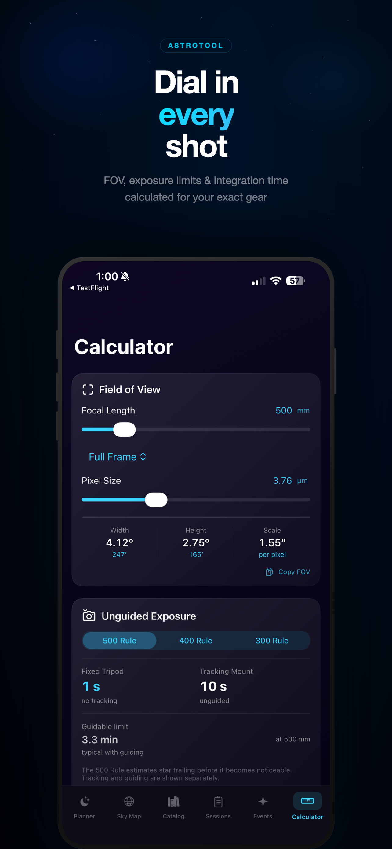 AstroTool: Night Sky Planner