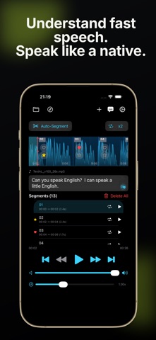 AudioLingo: Language Shadowing Screenshot 1 of 6