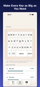 BiggerKeys: Large Key Typing screenshot