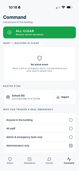 Mustr — School Safety Comms screenshot 3