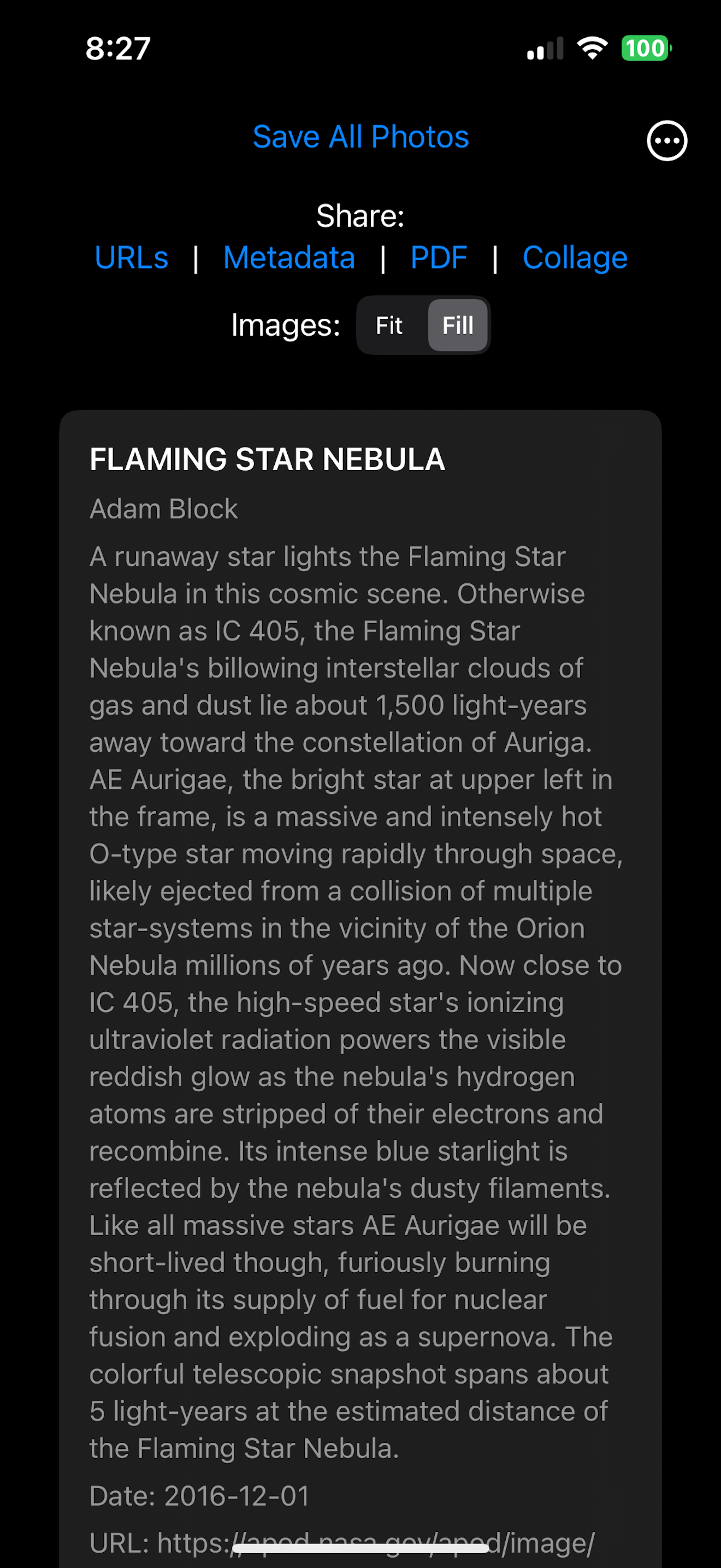 Space Photos screenshot 2