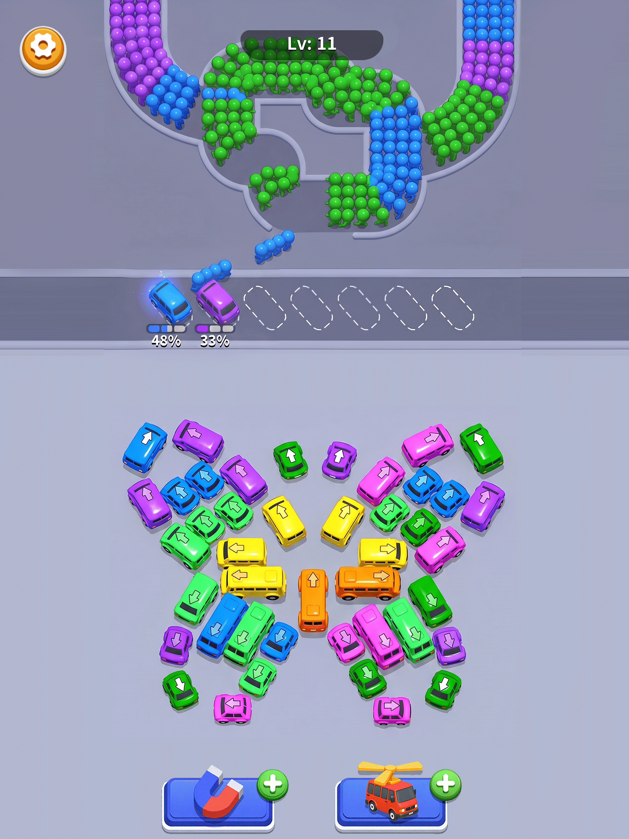 Color Puzzle Jam -Car Out Rush screenshot 7