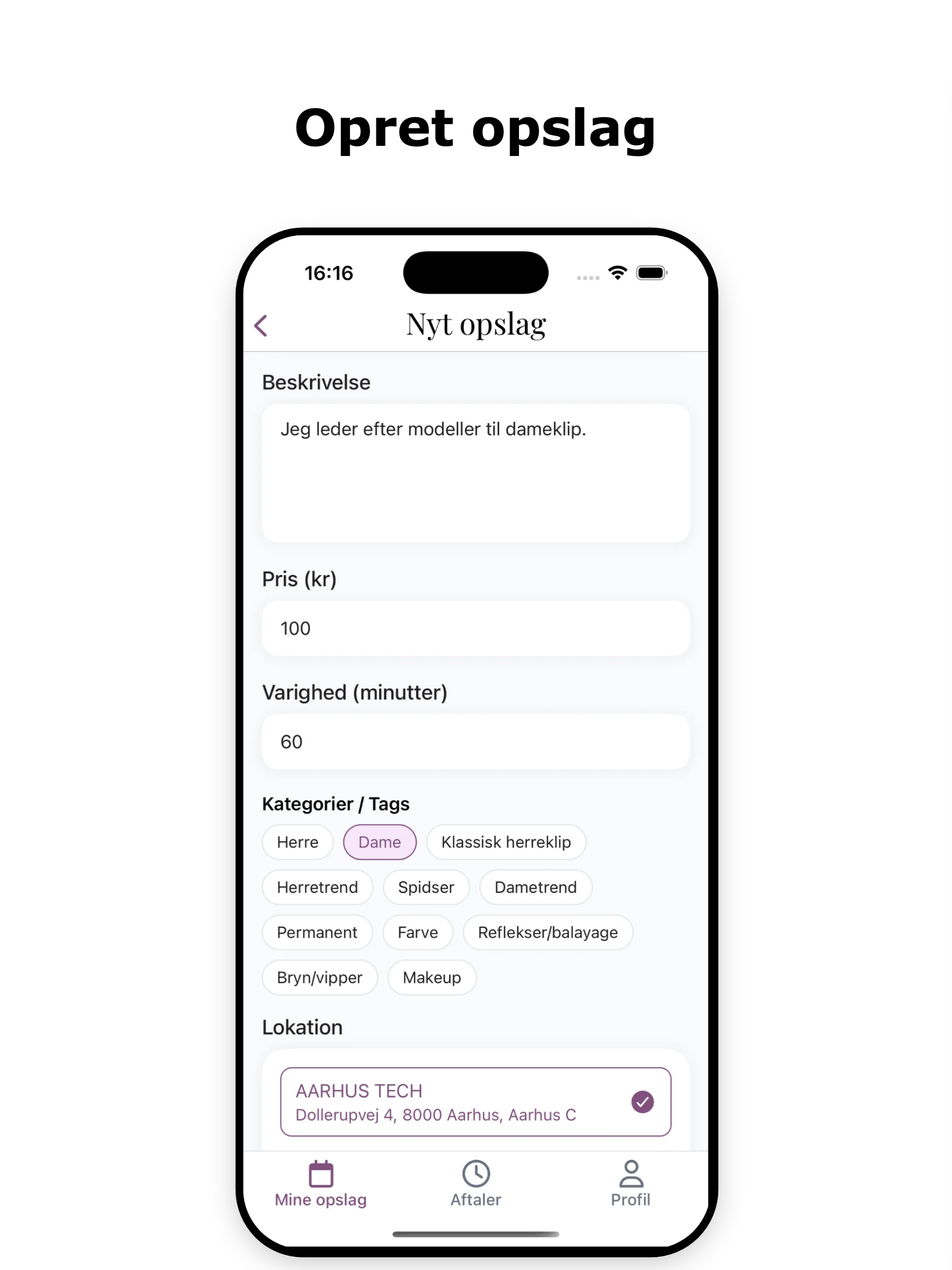 Elevklip Frisørelev screenshot 7