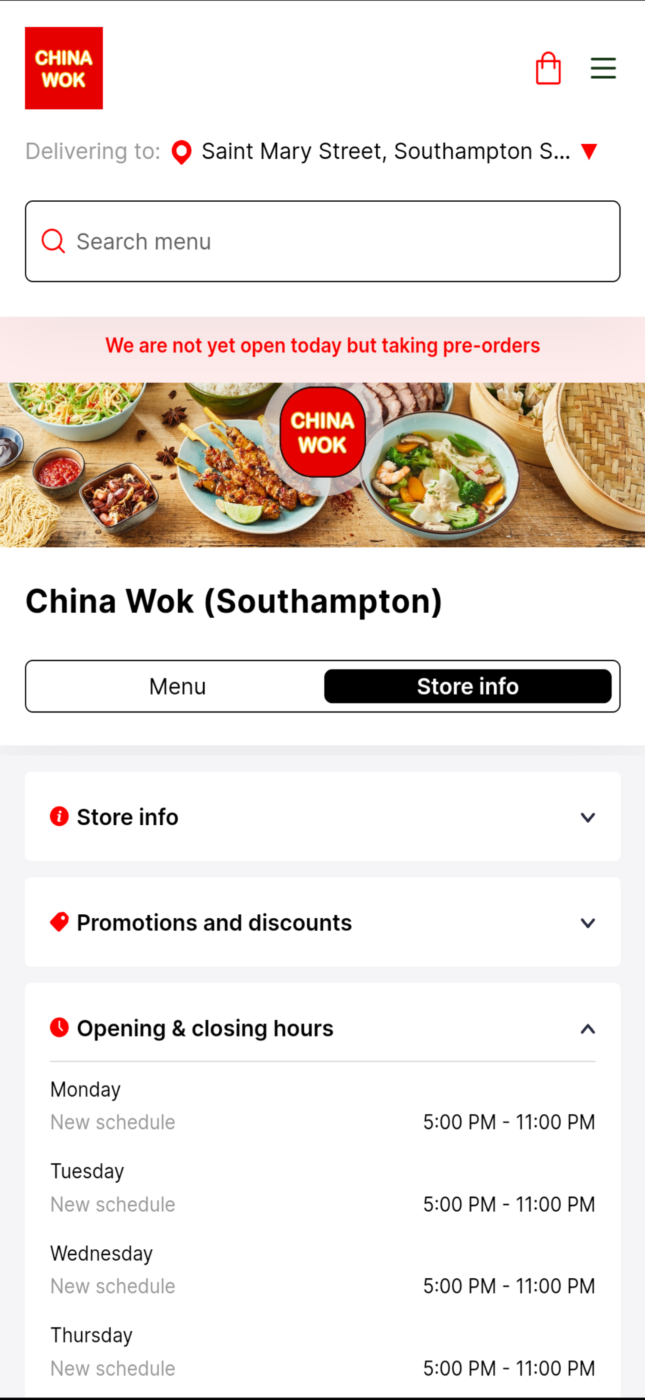China Wok, Southampton screenshot 3